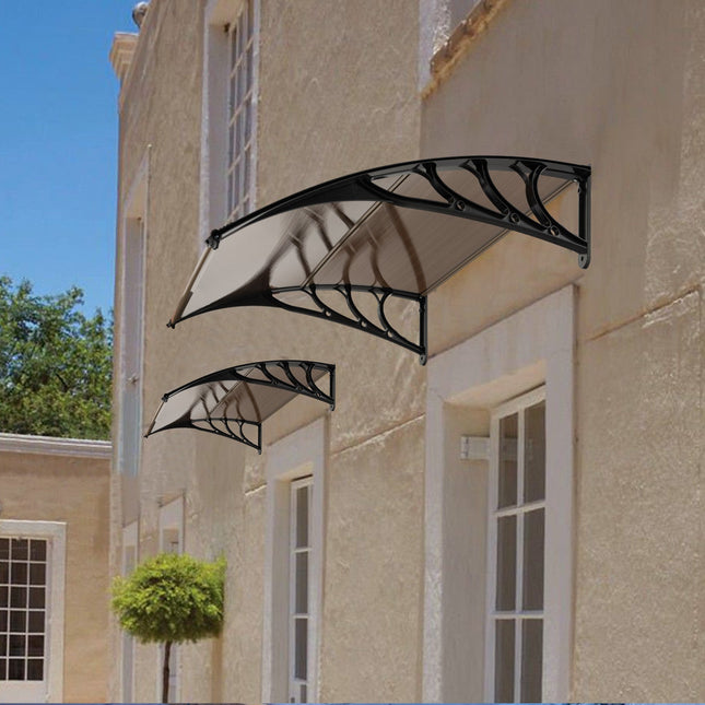 Outdoor Front Door Patio Overhang Awning for Sunlight Rain Snow Wind Protection