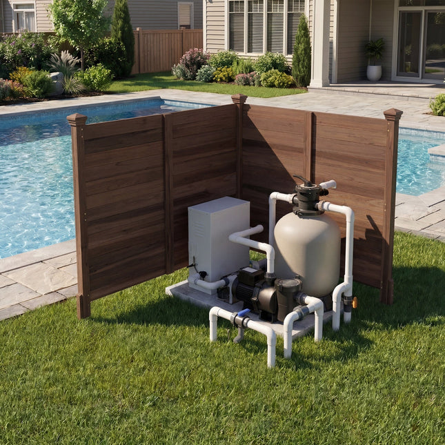 Outdoor Privacy Fence Screen for AC Units and Equipment