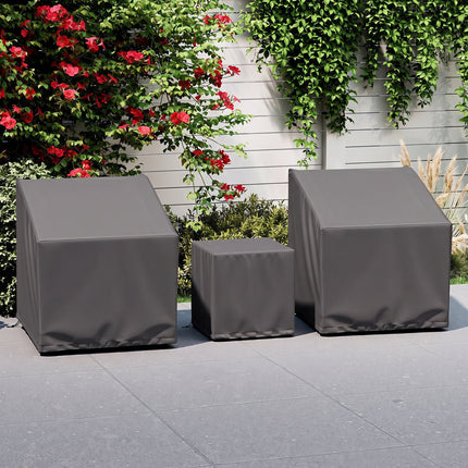 Waterproof Patio Furniture Covers for 3-Piece Bistro Set