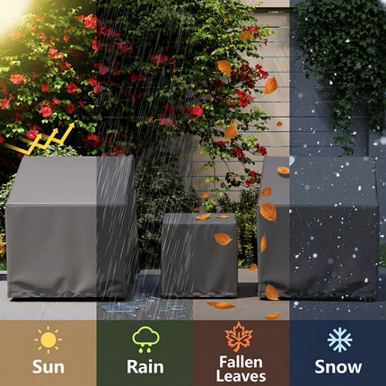 Waterproof Patio Furniture Covers for 3-Piece Bistro Set