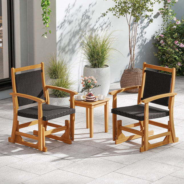 Patio Rattan Glider
