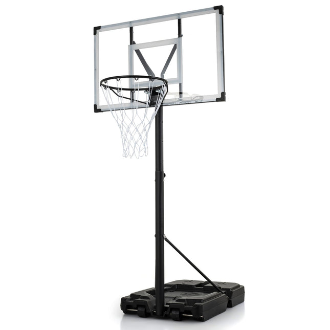 Portable Basketball Hoop with Adjustable Height 4.43-10 Ft