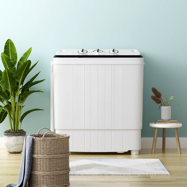 17.6 lbs Portable Washing Machine with Drain Pump