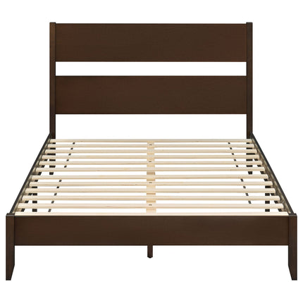 Queen Bed Frame with Headboard and Solid Wood Legs