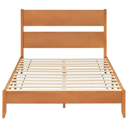 Queen Bed Frame with Headboard and Solid Wood Legs