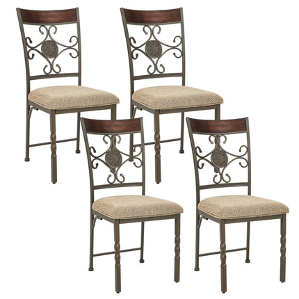 Dining Chairs Set of 4 with Cushioned Seats and High Back