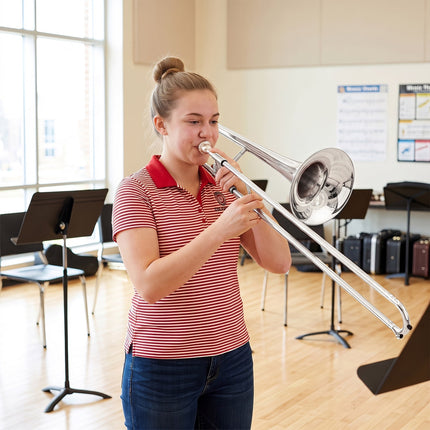 Slide Trombone for Beginners with Case and Shoulder Strap