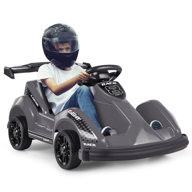 6V Kids Ride On Go Cart with Remote Control and Safety Belt