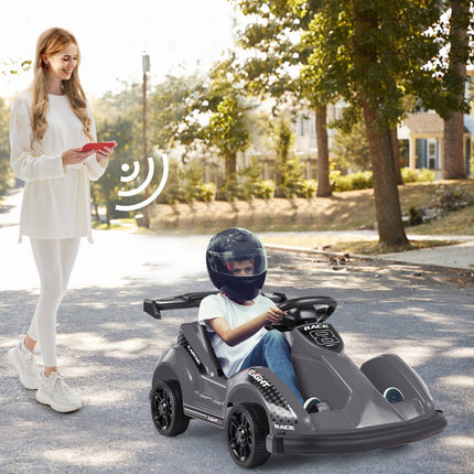 6V Kids Ride On Go Cart with Remote Control and Safety Belt