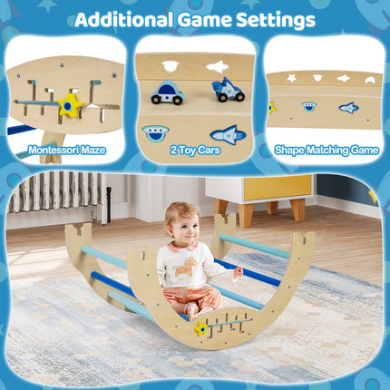 Triangle Set 8-in-1 Foldable Baby Climbing Toys Astronaut/Unicorn Theme