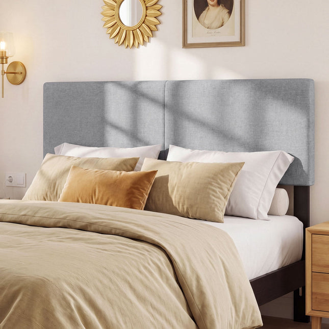 Upholstered Headboard Queen/Full Size Vertical Quilted Panel