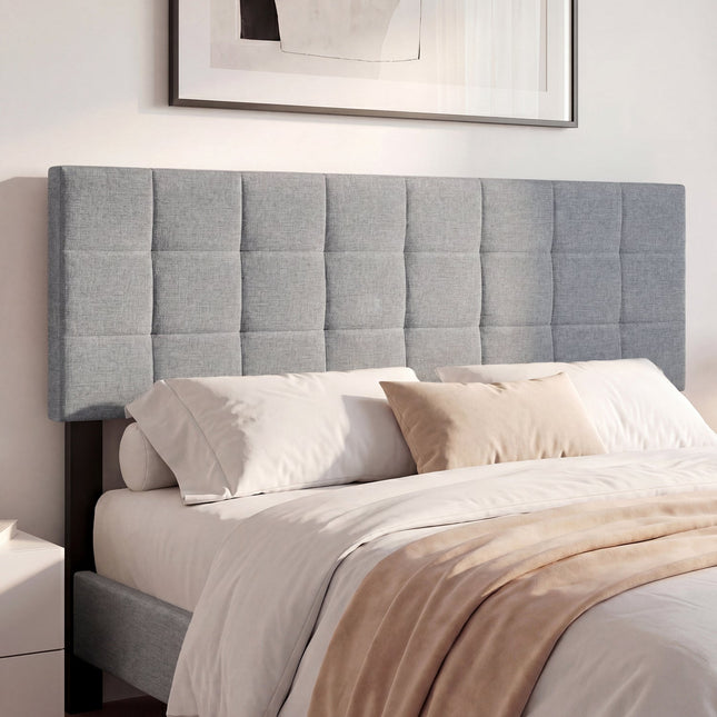 Upholstered Headboard Queen/Full Size with Adjustable Legs