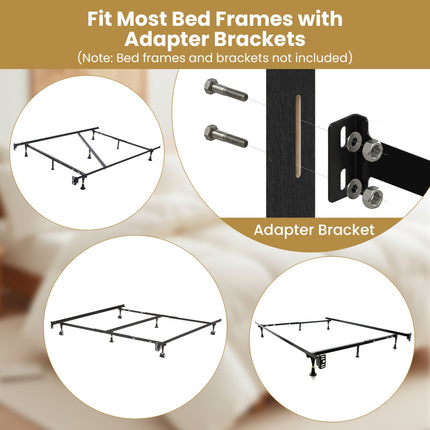 Adjustable Upholstered Headboard for Full/Queen Beds