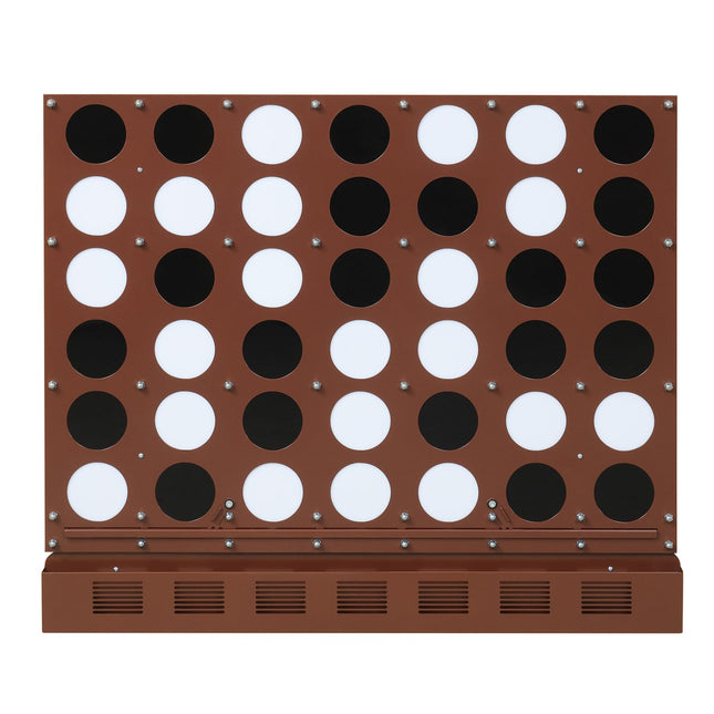 Wall-Mounted Jumbo 4-in-a-Row Game with Acrylic Discs