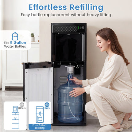 3-in-1 Water Dispenser with Ice Maker - Bottom Loading