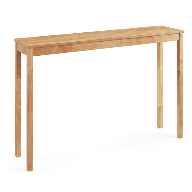 Wooden Console Table Modern Farmhouse Sofa Table with Thickened Top