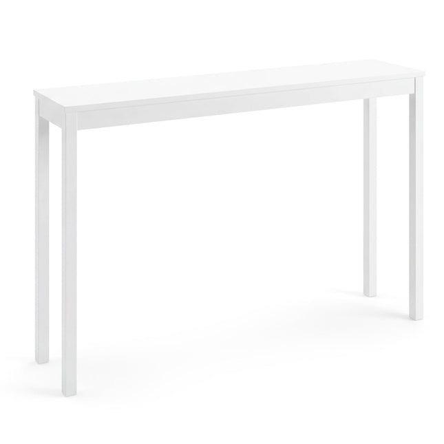 Wooden Console Table Modern Farmhouse Sofa Table with Thickened Top