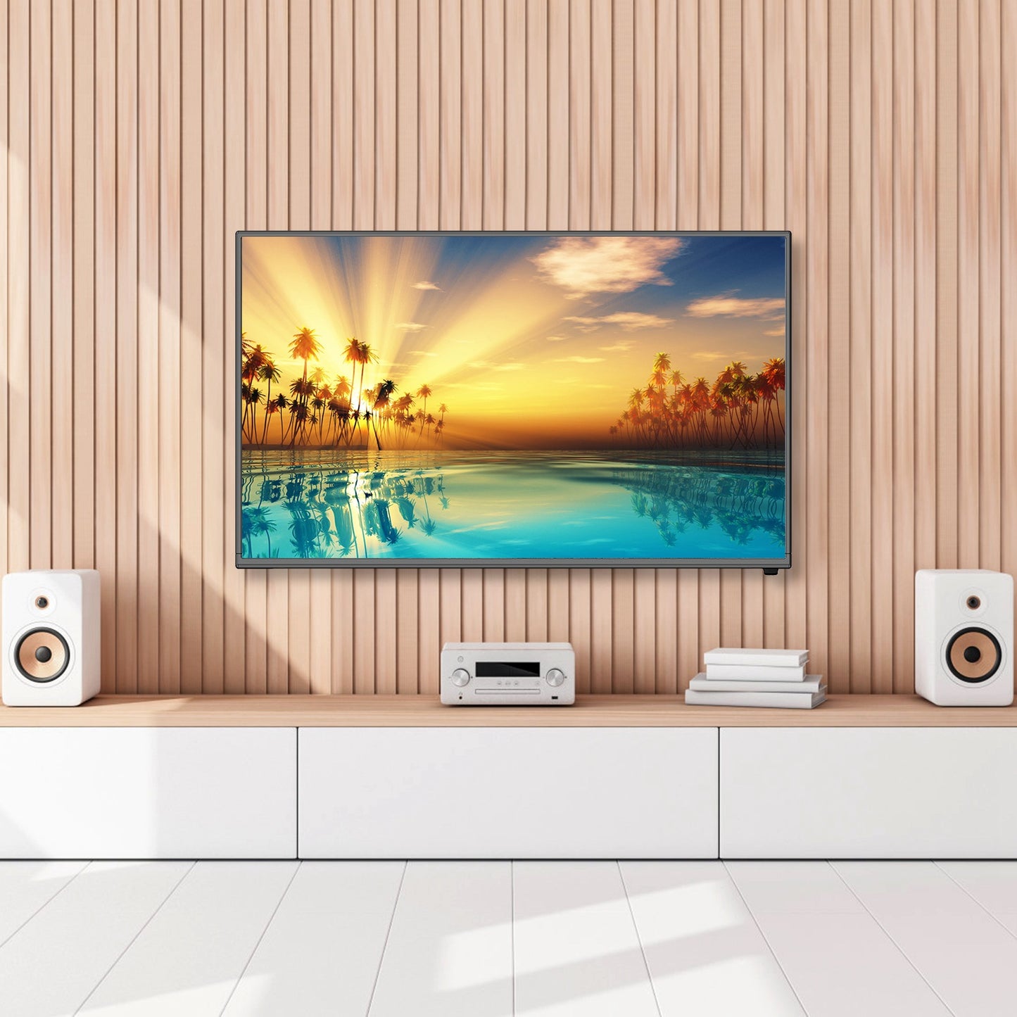 50In LED Smart TV 16:9 Full High Definition Television Internet TV with LED Backlit
