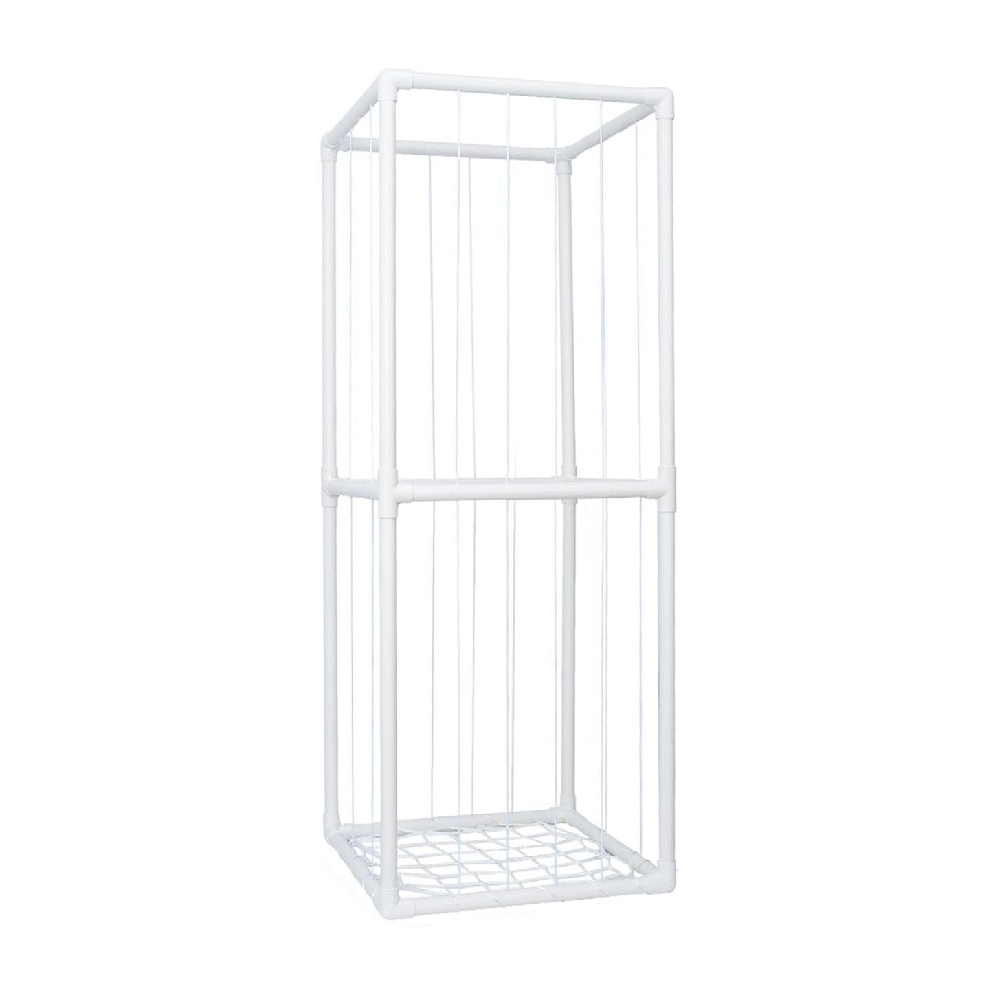 Stuffed Animal Storage PVC Plush Organizer Shelf Plush Stuffed Animal Holder Standing Kids Toy Storage Cage with Elastic Band for Nursery Play Room Be