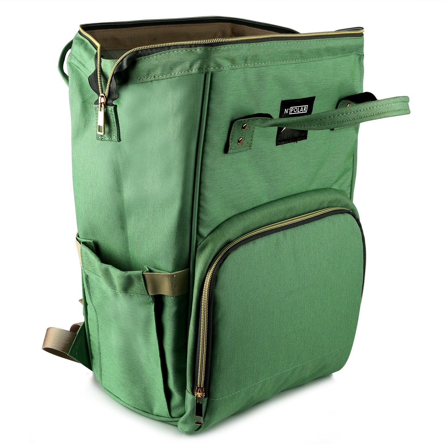 Mummy Diaper Bag Backpack Water-Resistant Large Capacity Travel Nappy Backpack Baby Nursing Handbag for Mom Dad Baby Care