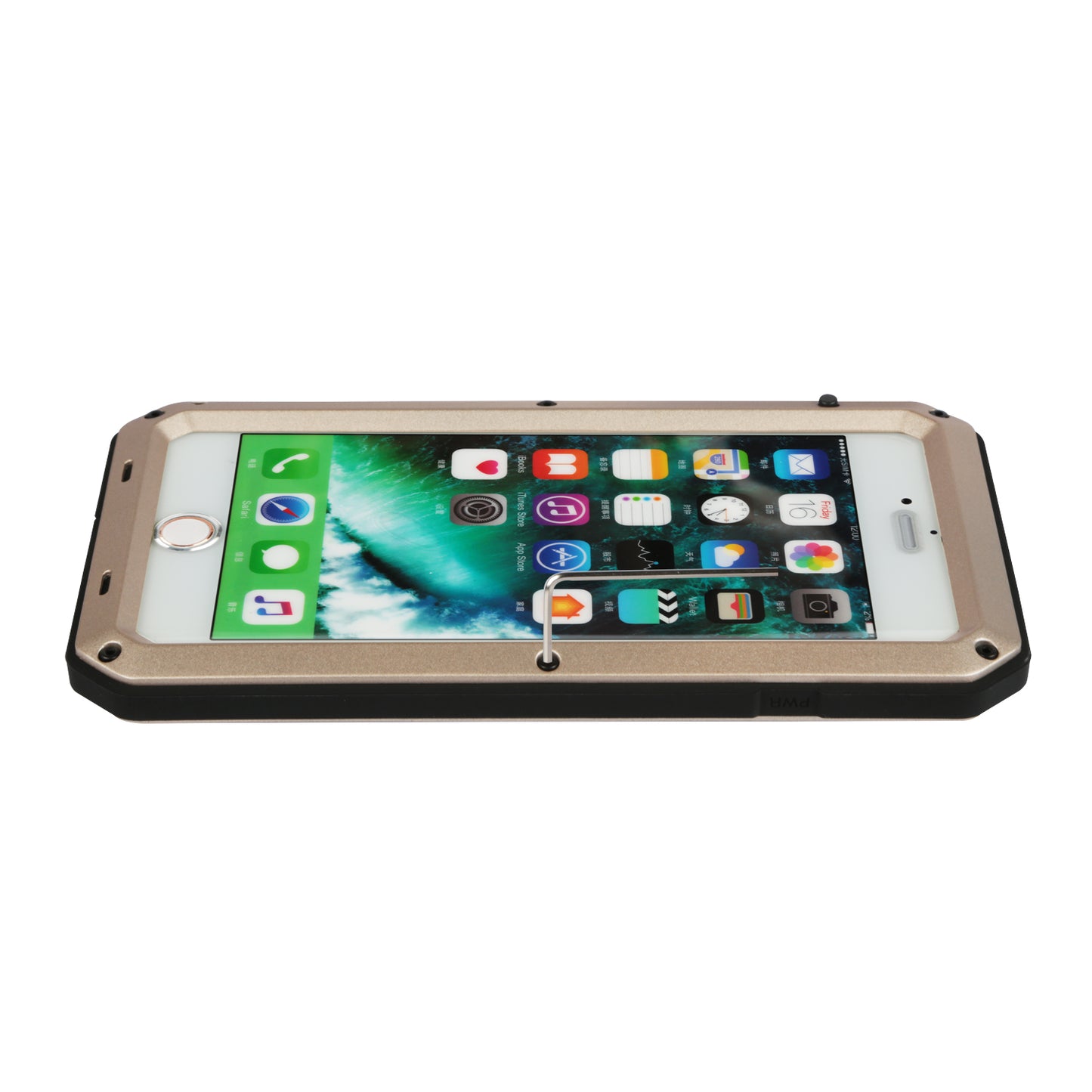 Rugged Shock-Resistant Hybrid Full Cover Case For iPhone 7 Plus