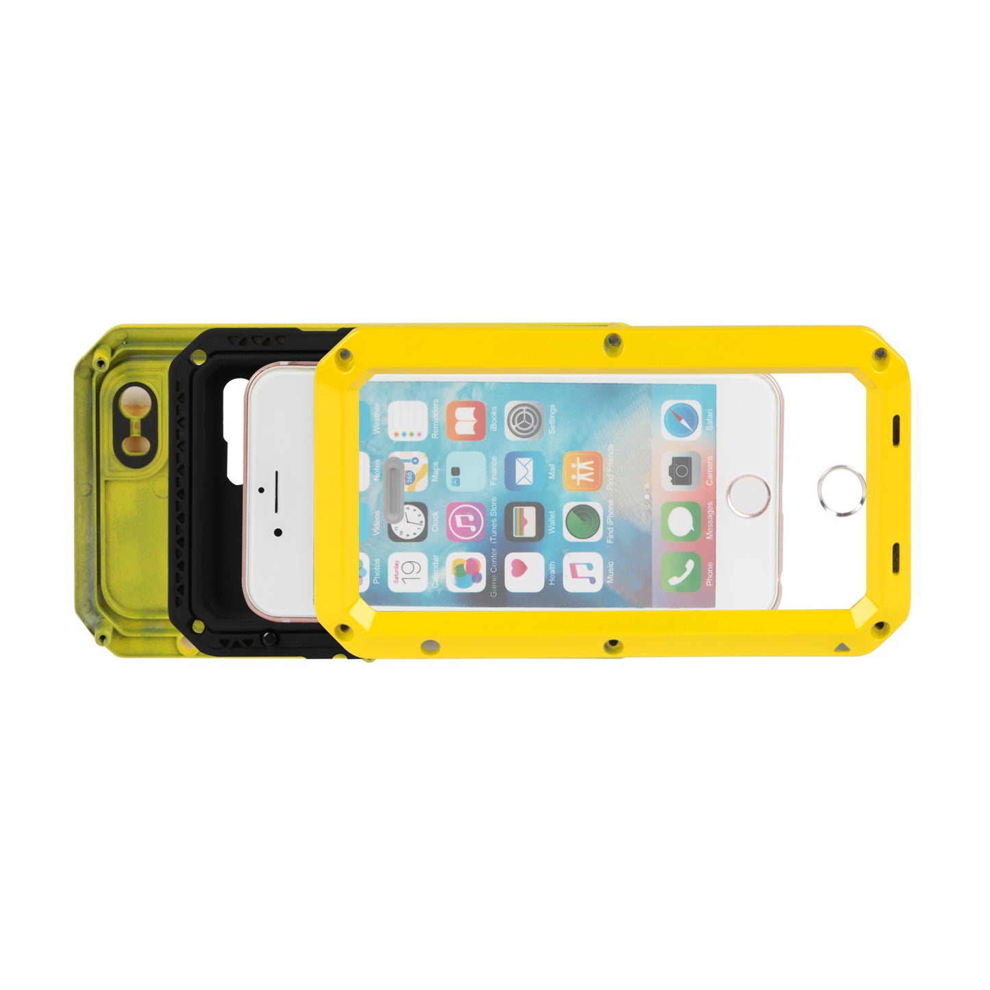 Rugged Shock-Resistant Hybrid Full Cover Case For iPhone 7