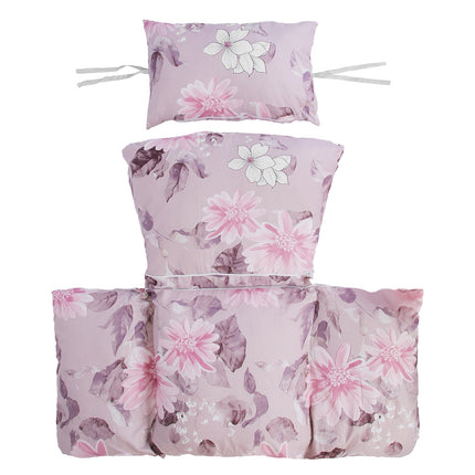 Egg Chair Cushion with Headrest - Thick Padded Swing Seat