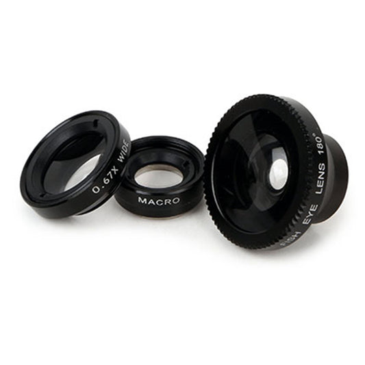 Phone Camera Lens Kit Magnetic 180¡Fisheye Lens 0.67xWide Angle 10X Macro Lens for iPhone  X /8/7/6s Samsung Galaxy S10/S9