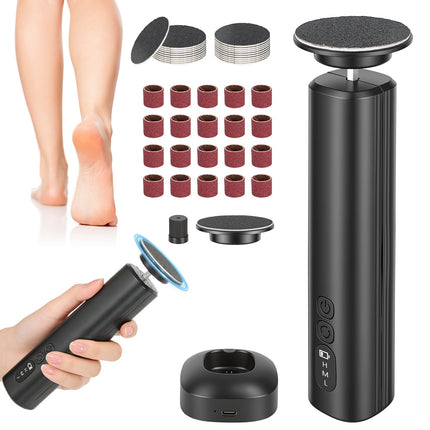 Electric Foot Callus Remover & Nail Grinder with 6 Speeds