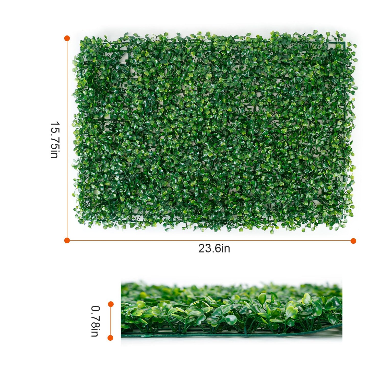 12PCS Boxwood Hedge Panels – Artificial Grass Wall & Privacy Screen