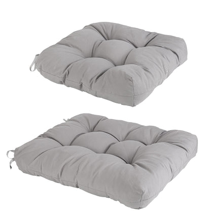 2Pcs Waterproof Rocking Chair Cushion Upper And Lower Back And Seat Sets with Non-Slip Ties Oxford Cloth Surface Polyester Filling Comfortable for Ind