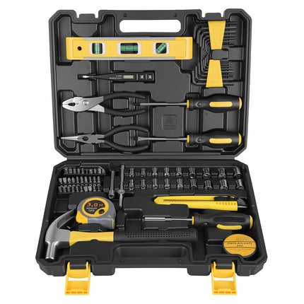 78-Piece Home Tool Set with Hammer, Pliers & Screwdrivers