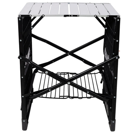 Folding Camping Kitchen Table with Heat-Resistant Top