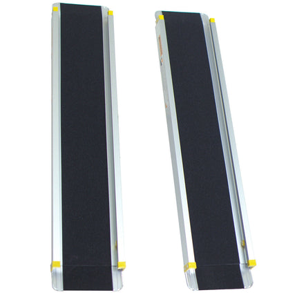 Adjustable Aluminum Wheelchair Ramp 7' Telescoping Non-Skid