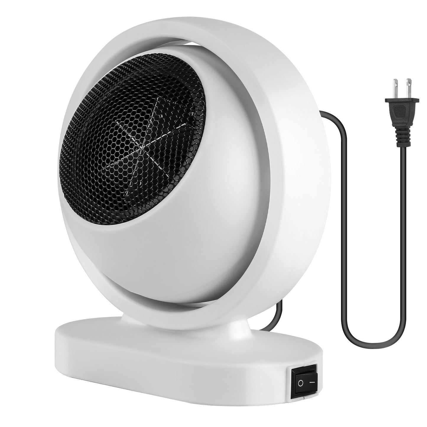 380W Space Heater with 30¡ Tilting Angle 3S Fast Heating Portable Desktop Electric Heater For Indoor Use With Overheat Protection Tip Over Protection