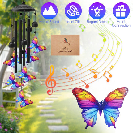 Metal Wind Chimes with Aluminum Tubes for Outdoor Garden Decor