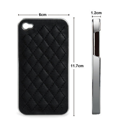 Lambskin Leather Back Case for iPhone 4/4S