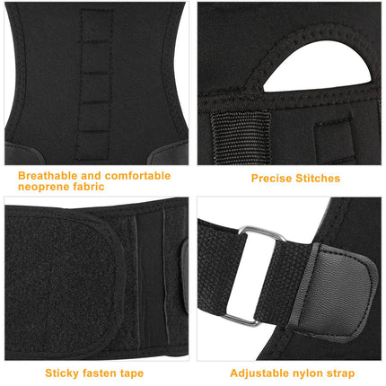 Posture Corrector Back Brace with Magnetic Lumbar Support