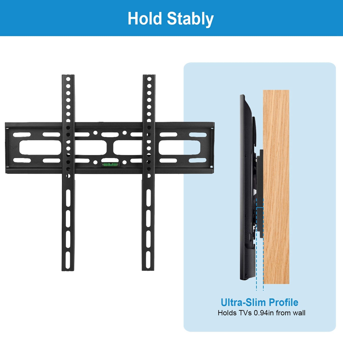 TV Wall Mount Bracket for 26-65in LED/LCD/PLASMA Flat TV VESA 400x400mm