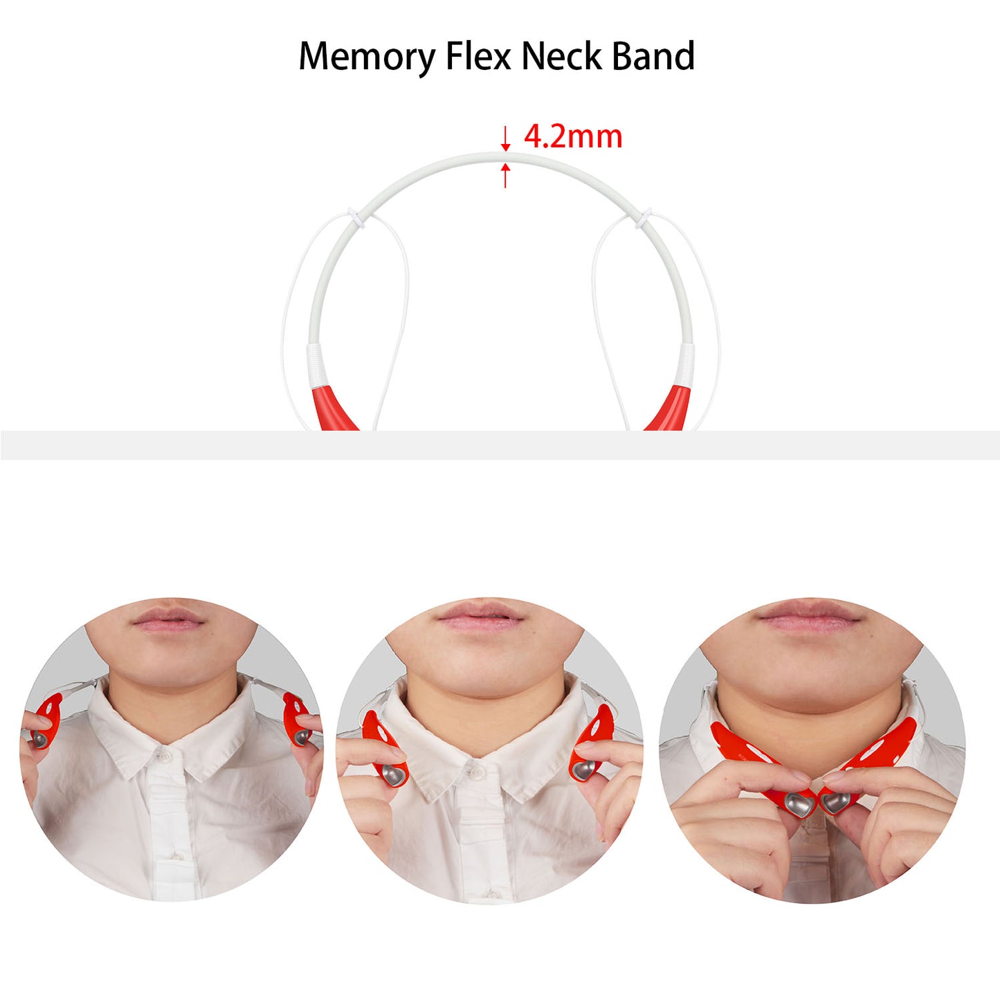 KOCASO Wireless Sports Stereo Hands Free Headset for Phone and Tablet