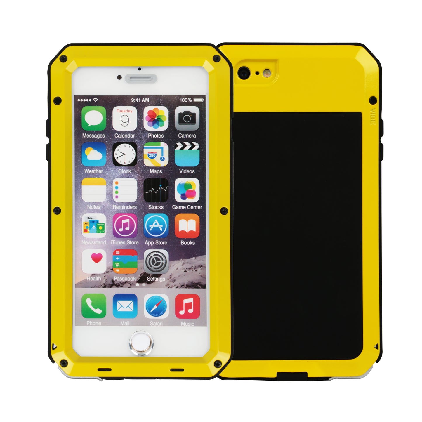 Rugged Shock-Resistant Hybrid Full Cover Case For iPhone 6s Plus