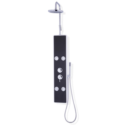 Bathroom ABS Shower Panel with Massage Jets & Hand Shower 