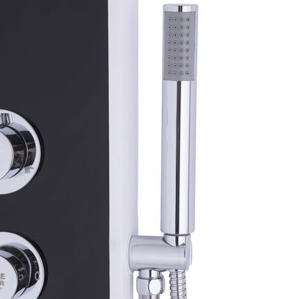 Bathroom ABS Shower Panel with Massage Jets & Hand Shower 
