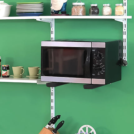 Microwave Wall Mount Bracket - Adjustable Heavy Duty Steel
