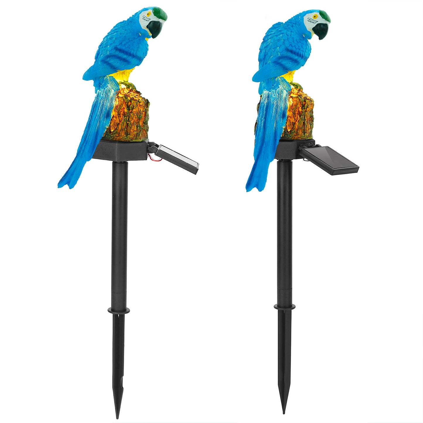 Solar Powered Parrot Garden Light IP65 Waterproof LED Parrot Landscape Lamp Decorative Lawn Lights For Yard Driveway Walkway Patio