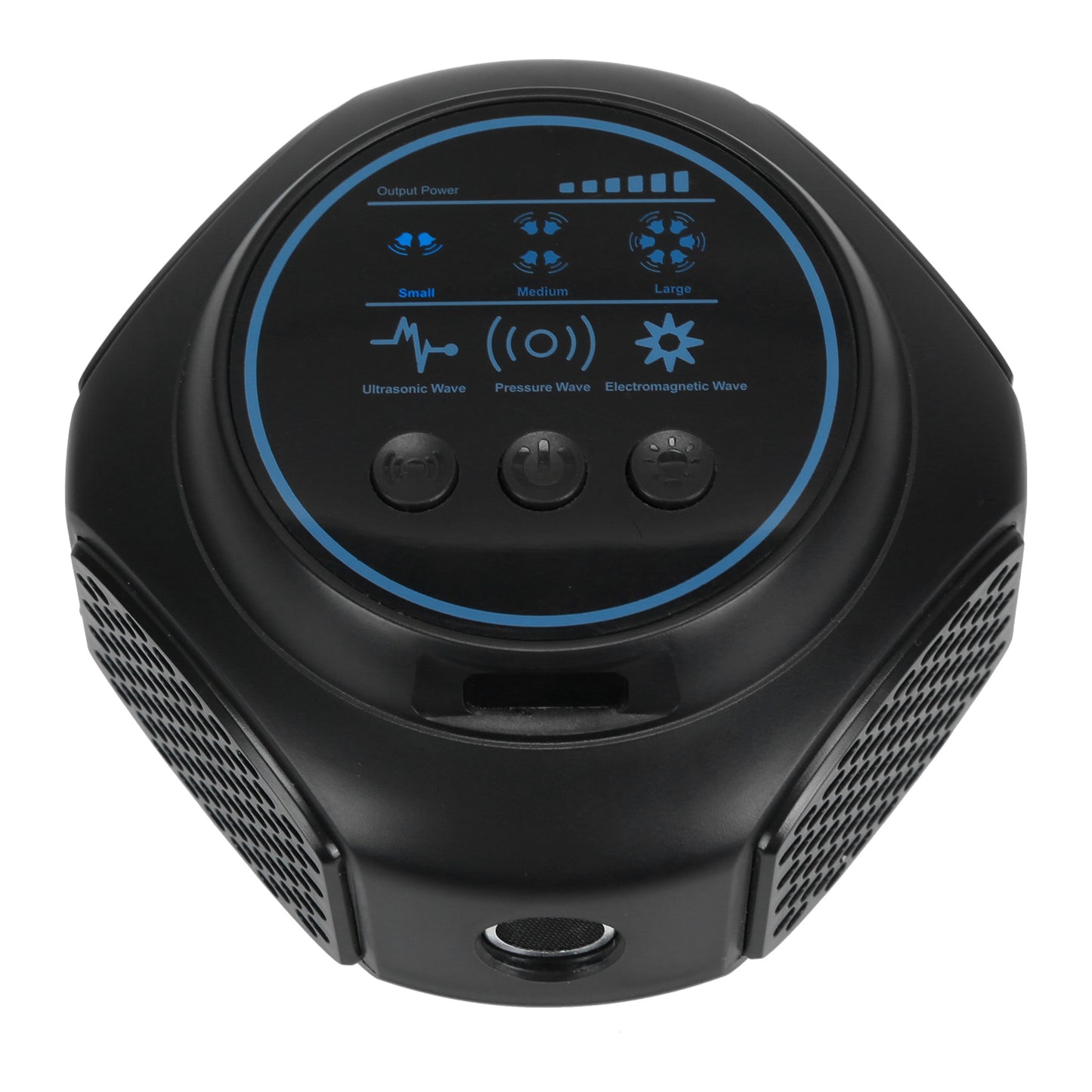 360¡ Ultrasonic Mice Repellent Indoor Rodent Repeller Rat Squirrel Rodent Chaser with 3 Modes 2 Strobe Lights for Kitchen Warehouse