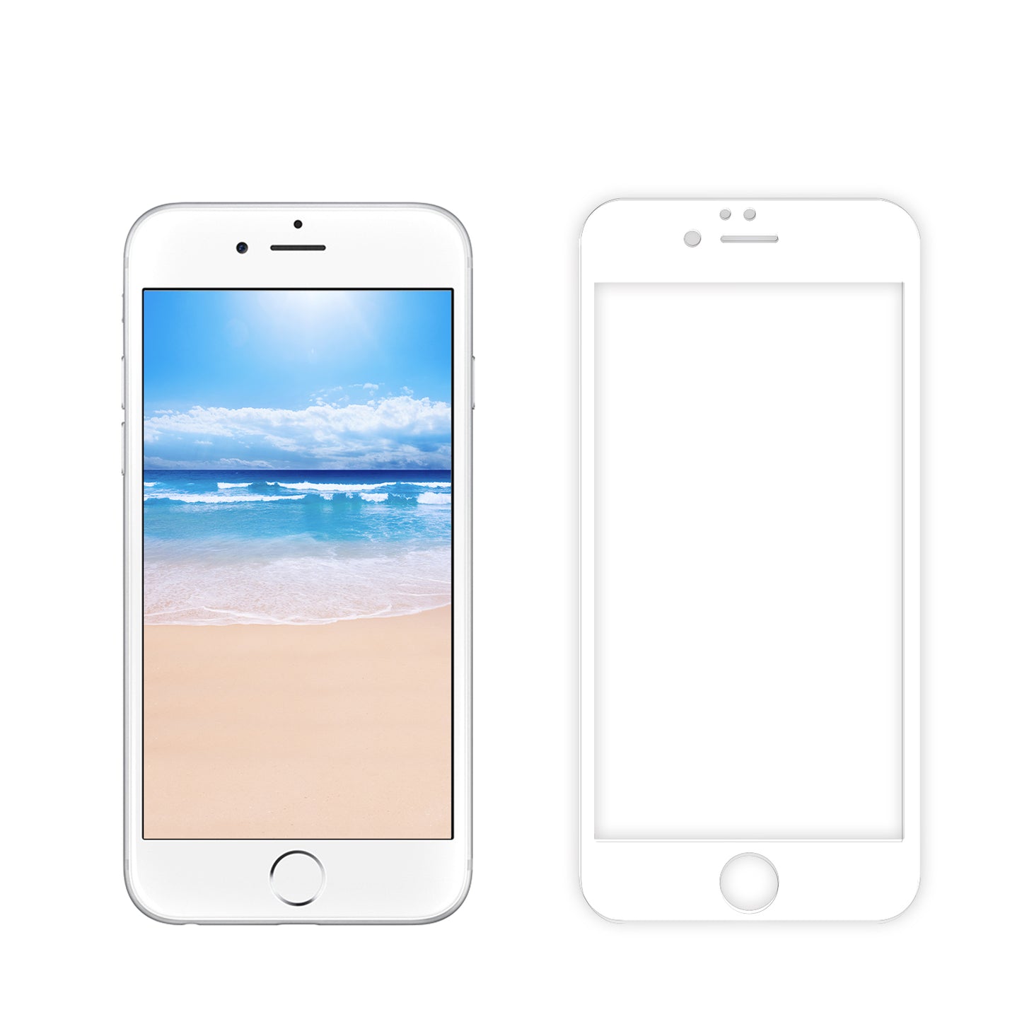 3D Curved Tempered Glass Full Cover Screen Protector for Apple iPhone 6