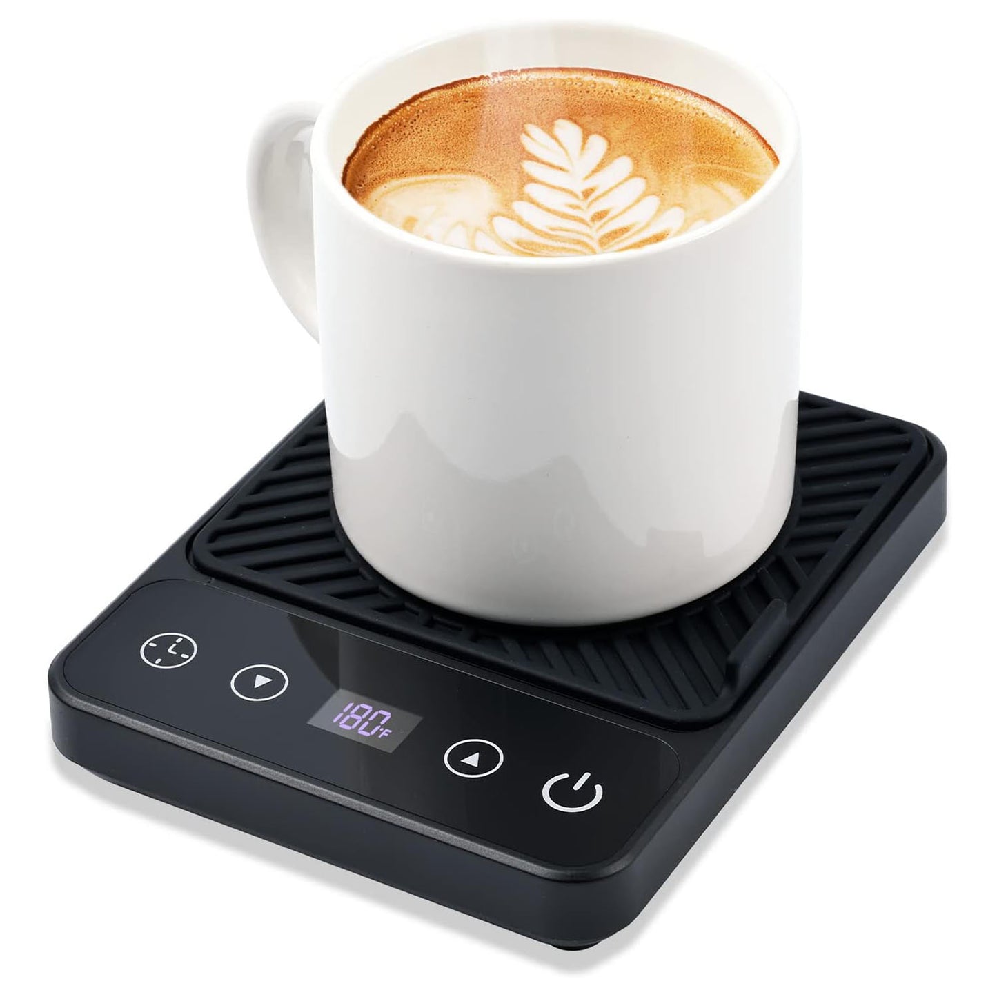 Desktop Electric Mug Warmer Auto Shut Off Timer Setting 6 Temperature Levels Cup Warmer for Milk Tea Cup Heating Plate