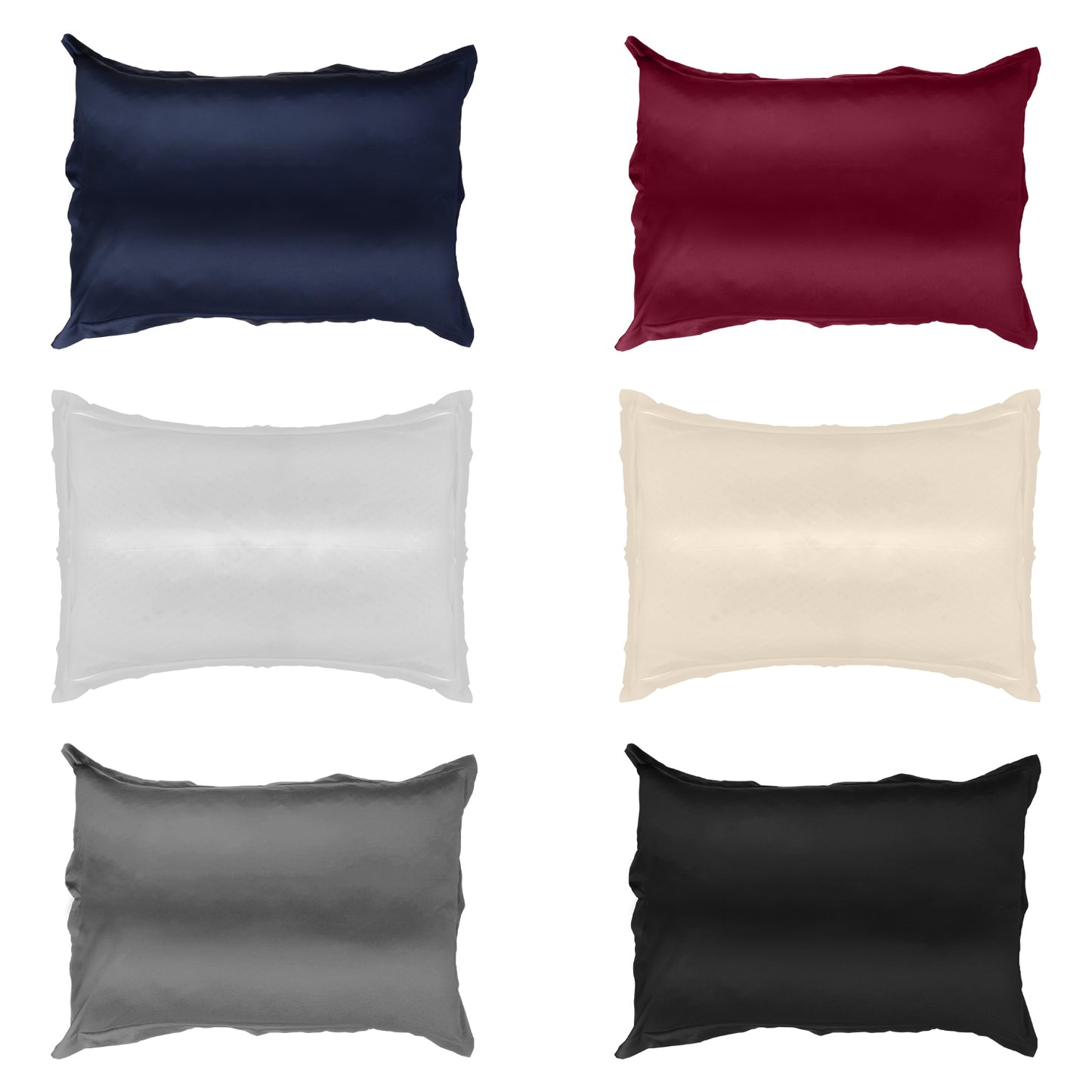 Luxury Silky Satin King Pillowcase Set