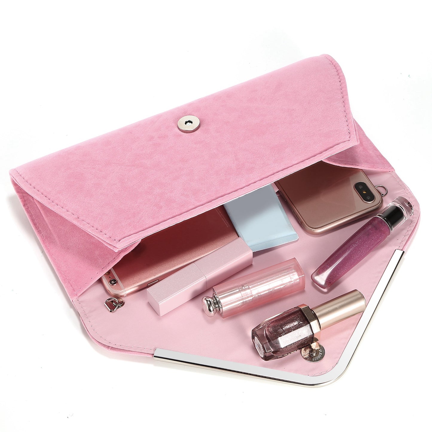 Women Clutch Wallet Bags For Party Wedding Soft Handbag Portable Thin Envelop Evening Purse for Bridal Dating